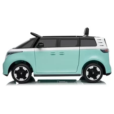 Детская машина на аккумуляторе M 6281 EBLR-15 Volkswagen, мягкое сиденье, бирюзовая фото 99