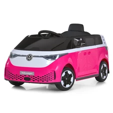 Детская машина на аккумуляторе M 6281 EBLR-8 Volkswagen, мягкое сиденье, розовая фото 77