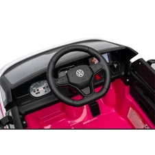 Детская машина на аккумуляторе M 6281 EBLR-8 Volkswagen, мягкое сиденье, розовая фото 88