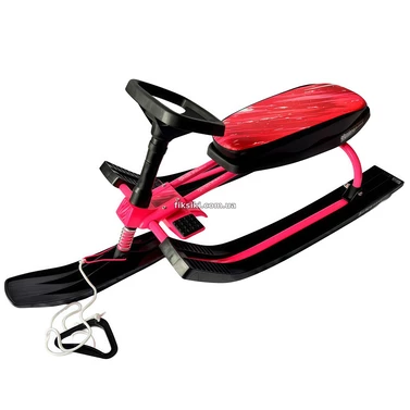 Кликните для увеличения изображения Детский снегокат MS 1778-5 розовый, с низкой рамой