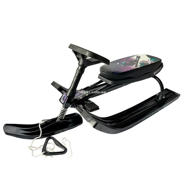 Кликните для увеличения изображения Детский снегокат MS 1778-4 черный, с низкой рамой