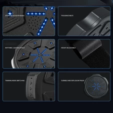 Боксерский набор тренажер-мишень MS 4819, 6 целей, Bluetooth, свет фото 44