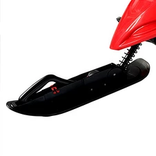 Кликните для увеличения изображения Детский снегокат MS 4636-3 с низкой рамой, кожаное сиденье, черный фото 33