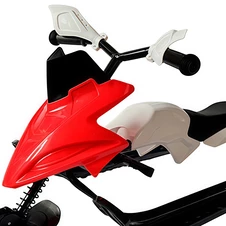 Детский снегокат MS 4636-1 с низкой рамой, кожаное сиденье, зеленый купить