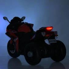 Мотоцикл для детей M 6273 EL-8 на аккумуляторе, кожаное сиденье, розовый фото 77