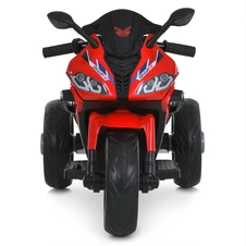 Мотоцикл для детей M 6273 EL-3 на аккумуляторе, кожаное сиденье, красный фото 33