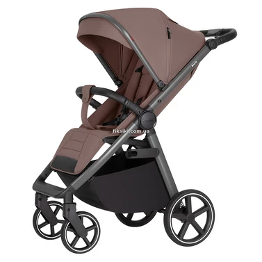 Кликните для увеличения изображения Прогулочная коляска Carrello Bravo SL Deluxe CRL-5520 Pebble Beige коричнево-бежевая