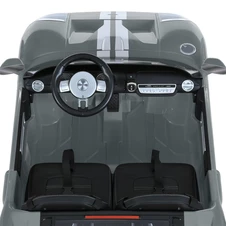 Двухместный детский электромобиль M 6107 EBLR-11 (24V) Ford, мягкие EVA колеса, серый фото 16
