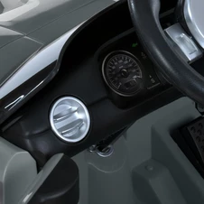 Двухместный детский электромобиль M 6107 EBLR-11 (24V) Ford, мягкие EVA колеса, серый фото 32