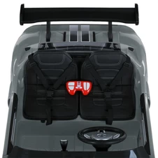 Двухместный детский электромобиль M 6107 EBLR-11 (24V) Ford, мягкие EVA колеса, серый фото 14