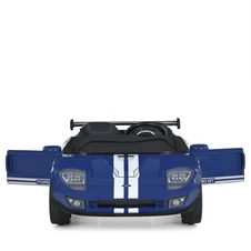 Двухместный детский электромобиль M 6107 EBLR-4 (24V) Ford, мягкие EVA колеса, синий фото 18
