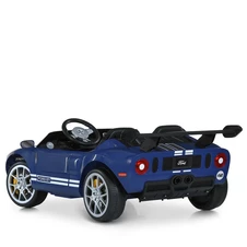 Двухместный детский электромобиль M 6107 EBLR-4 (24V) Ford, мягкие EVA колеса, синий фото 25