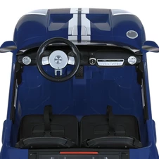 Двухместный детский электромобиль M 6107 EBLR-4 (24V) Ford, мягкие EVA колеса, синий фото 20