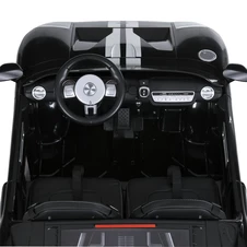 Двухместная детская машина M 6107 EBLR-2 (24V) черная, четыре двигателя фото 32