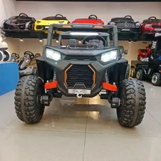 Двухместный детский багги M 6278 EBLR-2-15 (24V) черно-бирюзовый, четыре мотора фото 13
