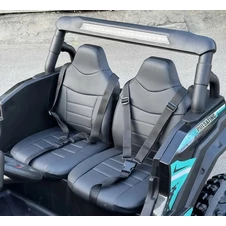 Двухместный детский багги M 6278 EBLR-2-15 (24V) черно-бирюзовый, четыре мотора фото 57