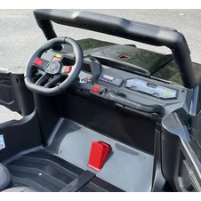Двухместный детский багги M 6278 EBLR-2-15 (24V) черно-бирюзовый, четыре мотора фото 14