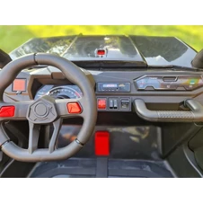 Двухместный детский багги M 6278 EBLR-2-15 (24V) черно-бирюзовый, четыре мотора фото 29