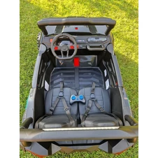 Двухместный детский багги M 6278 EBLR-2-15 (24V) черно-бирюзовый, четыре мотора фото 32