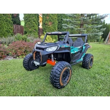 Двухместный детский багги M 6278 EBLR-2-15 (24V) черно-бирюзовый, четыре мотора фото 55
