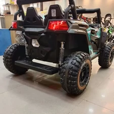 Двухместный детский багги M 6278 EBLR-2-15 (24V) черно-бирюзовый, четыре мотора фото 99