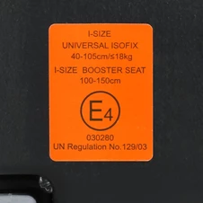 Детское автокресло El Camino i-Free ME 1187 Black черное, Top tether, Isofix i-Size R129 фото 57