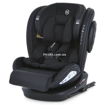 Автокресло El Camino Evolution 2 360º ME 1045 Moon Black черное, isofix, поворотное 360º, группа 0+/1-2-3