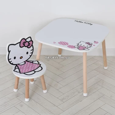 Детский столик M 502-7 со стульчиком, Hello Kitty