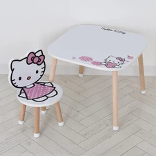 Детский столик M 502-7 со стульчиком, Hello Kitty