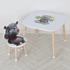 Детский столик M 502-4 со стульчиком, Лисичка купить