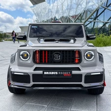 Детский электромобиль джип M 6257 EBLR-11 серый, Mercedes Brabus фото 11