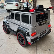 Детский электромобиль джип M 6257 EBLR-11 серый, Mercedes Brabus фото 44