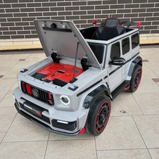 Детский электромобиль джип M 6257 EBLR-11 серый, Mercedes Brabus фото 77