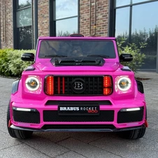 Детский электромобиль джип M 6257 EBLR-8 розовый, Mercedes Brabus фото 11
