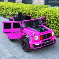 Детский электромобиль джип M 6257 EBLR-8 розовый, Mercedes Brabus купить