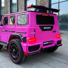 Детский электромобиль джип M 6257 EBLR-8 розовый, Mercedes Brabus фото 66