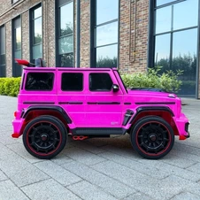 Детский электромобиль джип M 6257 EBLR-8 розовый, Mercedes Brabus фото 77