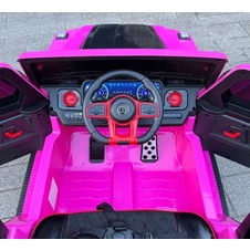 Детский электромобиль джип M 6257 EBLR-8 розовый, Mercedes Brabus фото 88