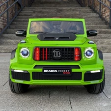 Детский электромобиль джип M 6257 EBLR-5 зеленый, Mercedes Brabus фото 11