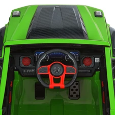 Детский электромобиль джип M 6257 EBLR-5 зеленый, Mercedes Brabus фото 25