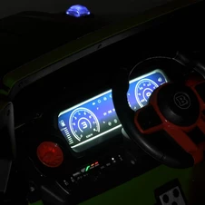 Детский электромобиль джип M 6257 EBLR-5 зеленый, Mercedes Brabus фото 32