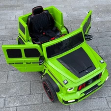 Детский электромобиль джип M 6257 EBLR-5 зеленый, Mercedes Brabus фото 33