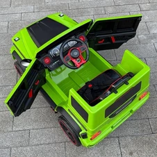 Детский электромобиль джип M 6257 EBLR-5 зеленый, Mercedes Brabus фото 55