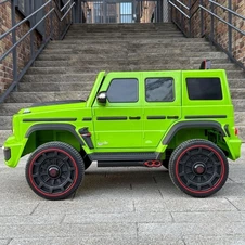 Детский электромобиль джип M 6257 EBLR-5 зеленый, Mercedes Brabus фото 66