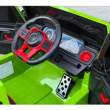 Детский электромобиль джип M 6257 EBLR-5 зеленый, Mercedes Brabus фото 99