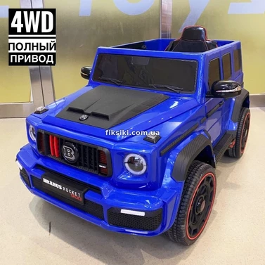 Детский электромобиль M 6257 EBLR-4 джип, Mercedes Brabus, синий