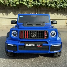 Детский электромобиль M 6257 EBLR-4 джип, Mercedes Brabus, синий фото 11