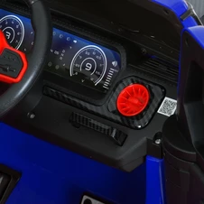 Детский электромобиль M 6257 EBLR-4 джип, Mercedes Brabus, синий фото 14