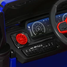 Детский электромобиль M 6257 EBLR-4 джип, Mercedes Brabus, синий фото 18