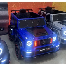 Детский электромобиль M 6257 EBLR-4 джип, Mercedes Brabus, синий фото 33